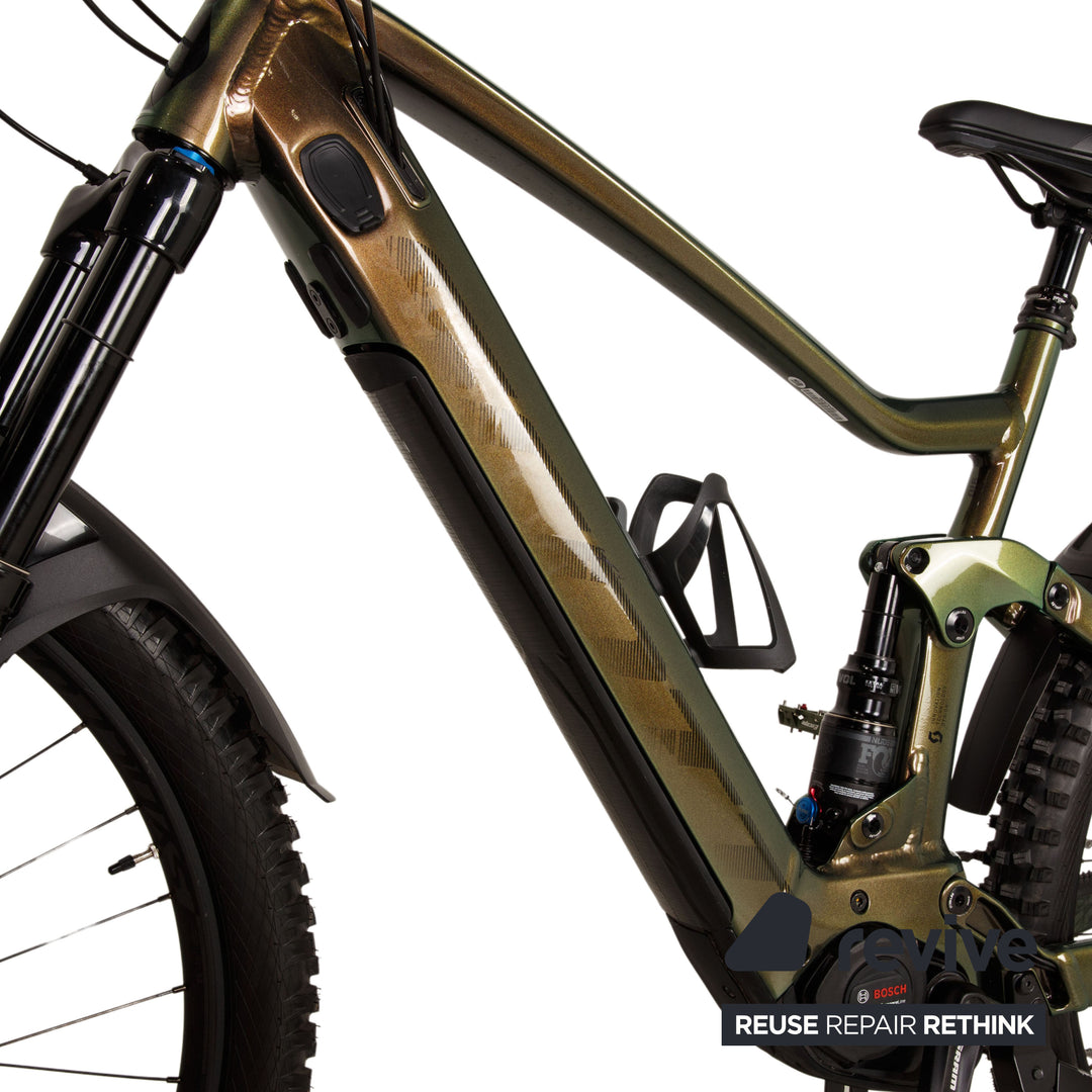 SCOTT E-Mountainbike Genius eRide 910 2021 Grün Aluminium