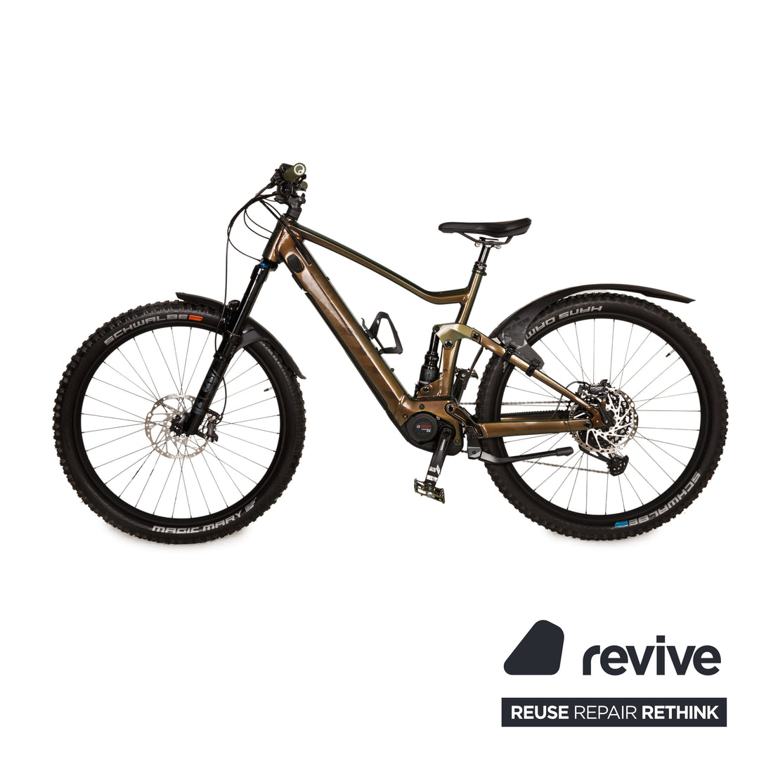 scott e-bike fully gebraucht SCOTT E-Mountainbike Genius eRide 910 2021 Grün Aluminium - 2. Hand