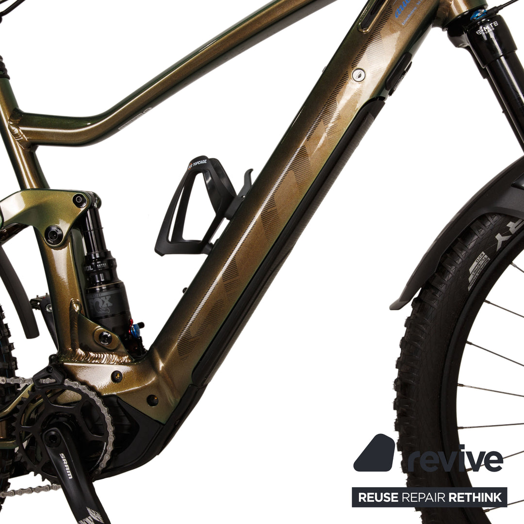 scott genius fully e bike SCOTT E-Mountainbike Genius eRide 910 2021 Grün Aluminium - 2. Hand
