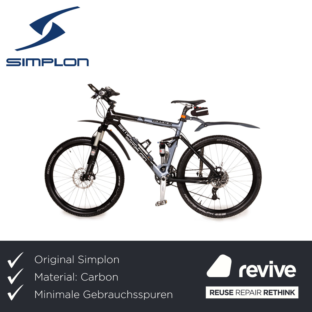 simplon e mountainbike fully Simplon Mountainbike Stomp 2012 Schwarz Carbon - 2. Hand