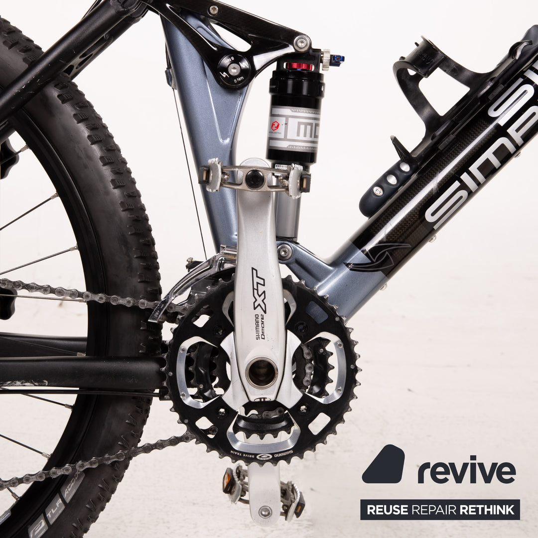 Simplon Stomp Mountainbike Fully 2012 Bike Schwarz RH 50cm Carbon Fahrrad