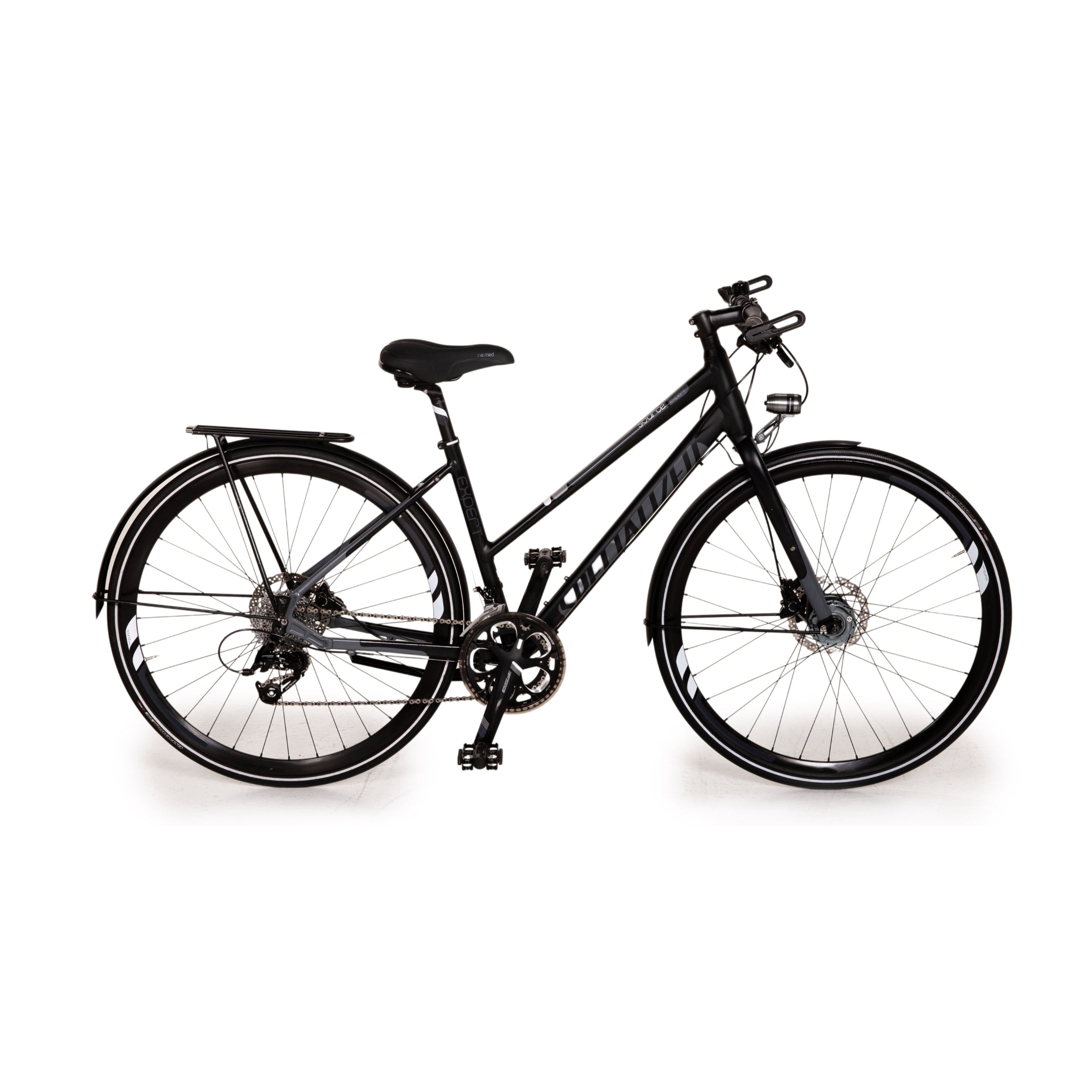 specialized trekkingrad herren SPECIALIZED Trekkingbike Source Expert Disc Step Through 2013 Schwarz Aluminium - 2. Hand