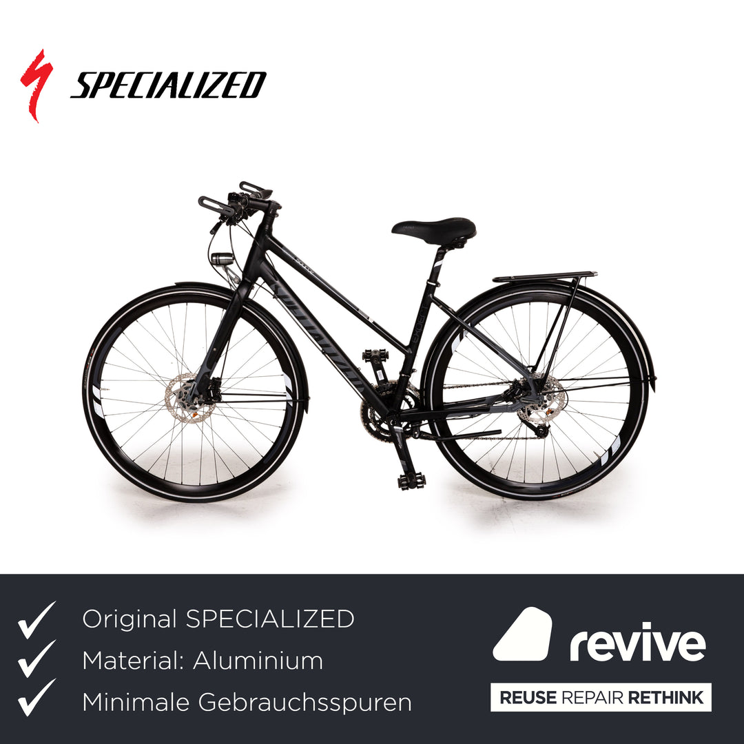 specialized trekkingräder SPECIALIZED Trekkingbike Source Expert Disc Step Through 2013 Schwarz Aluminium - 2. Hand