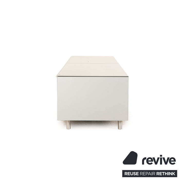 Spectral Scala wooden sideboard silver TV board