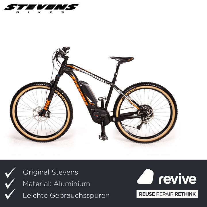 Steven E-AGNELLO+ 2018 E-Mountainbike Hardtail Schwarz Orange RH 18" 27,5" Fahrrad