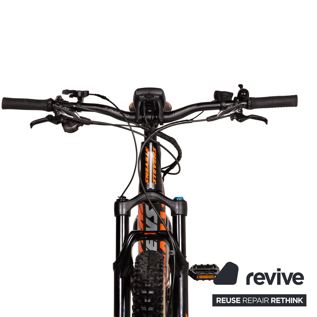 Steven E-AGNELLO+ 2018 E-Mountain Bike Hardtail Black Orange Frame Size 18" 27.5" Bicycle