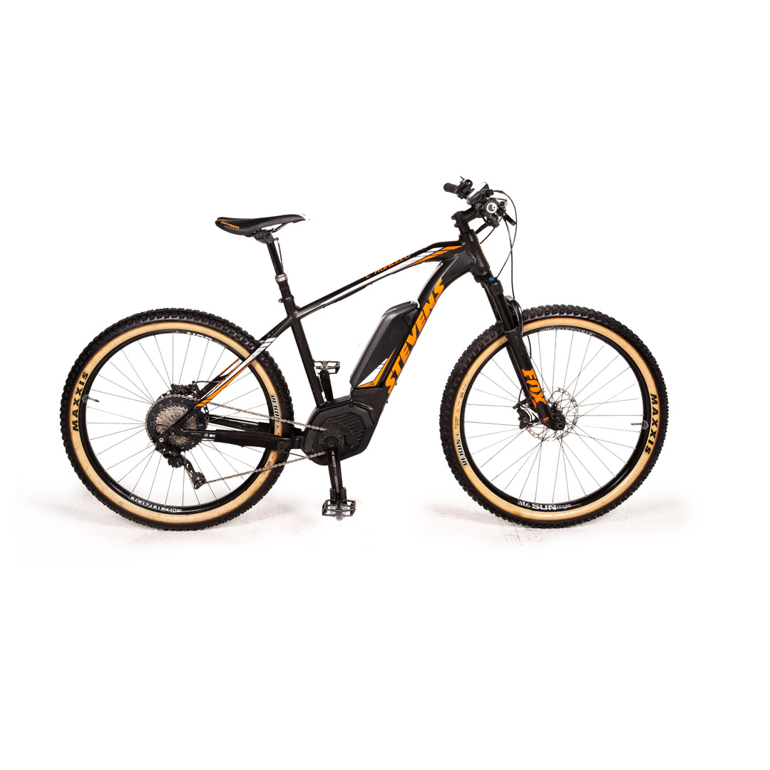 e mountainbike neuheiten 2018 Stevens E-Mountainbike E-AGNELLO+ 2018 Schwarz Aluminium - 2. Hand