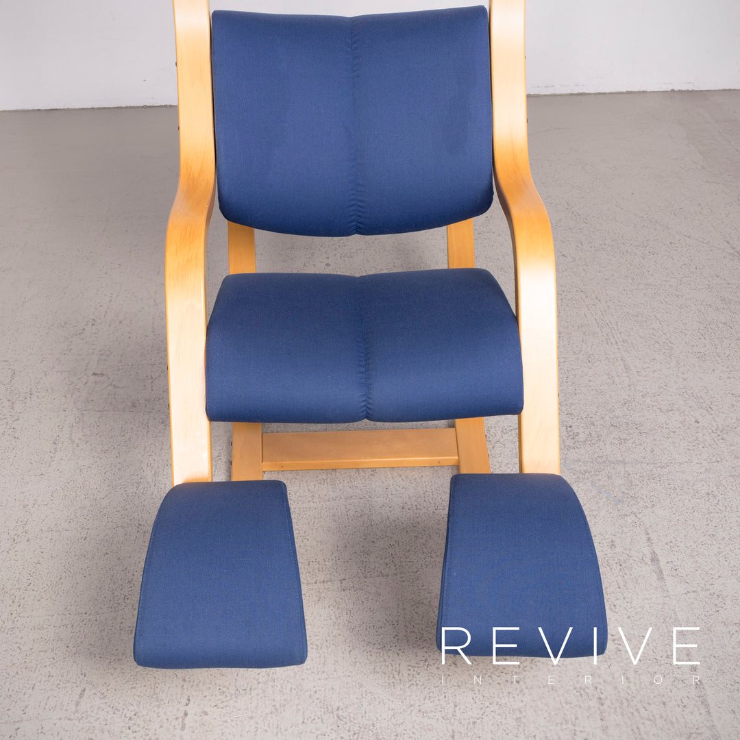 Varier Gravity Balans Fauteuil design en tissu Bleu #8428