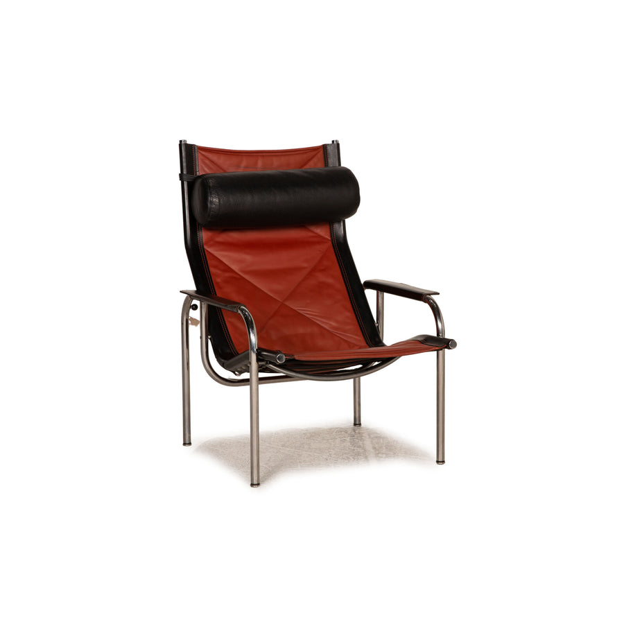 Strässle Eichenberger Leather Chair Red Function relax function