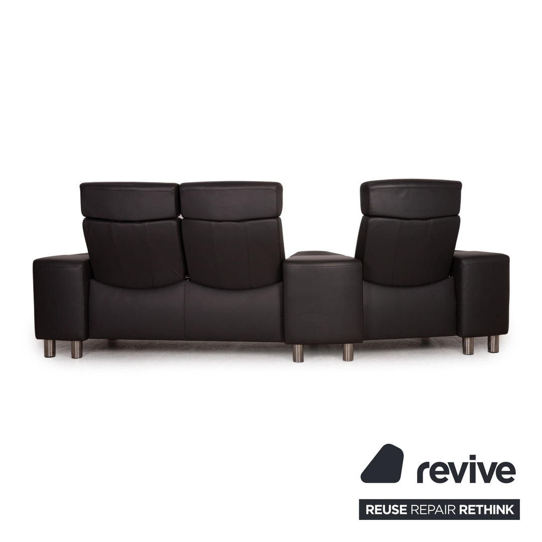 Stressless Arion Leder Dreisitzer Anthrazit Sofa Couch Funktion