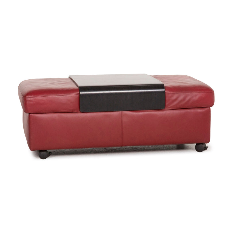 Stressless Arion Leder Hocker Rot Funktion 