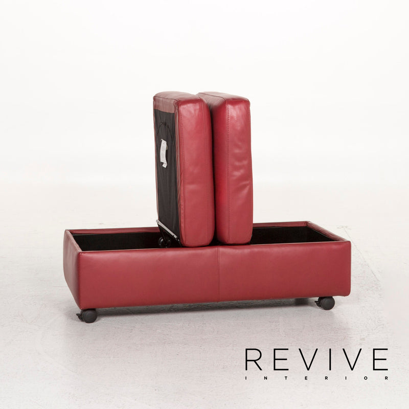 Stressless Arion Leder Hocker Rot Funktion 