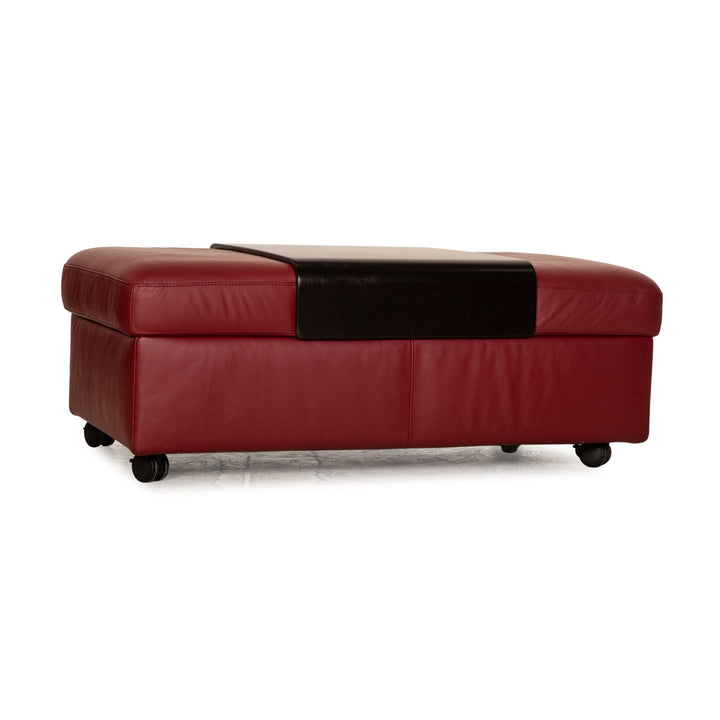 Stressless Arion Leder Hocker Rot Funktion