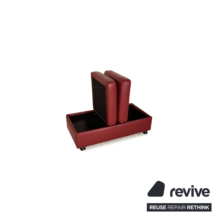 Stressless Arion Leder Hocker Rot Funktion