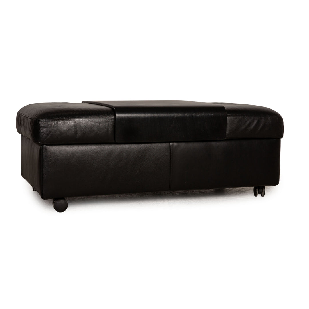 Stressless Arion Leder Hocker Schwarz