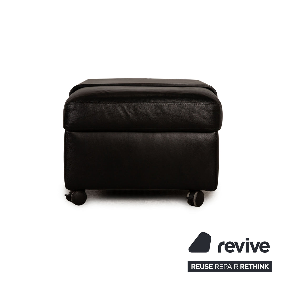 Stressless Arion Leder Hocker Schwarz
