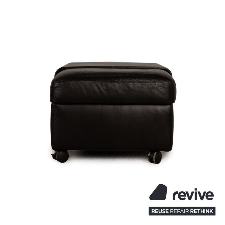 Stressless Arion Leder Hocker Schwarz