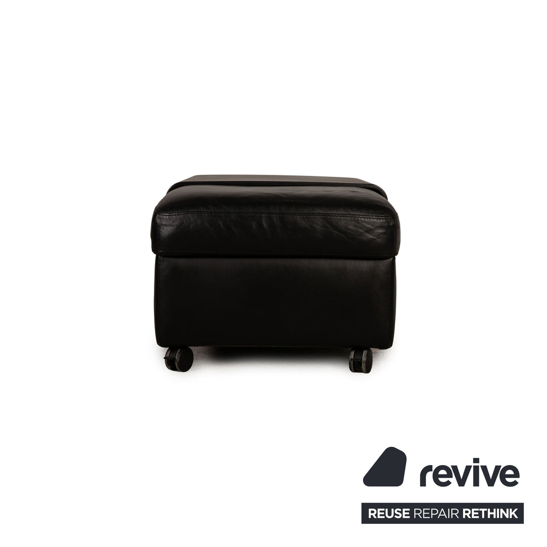 Stressless Arion Leder Hocker Schwarz