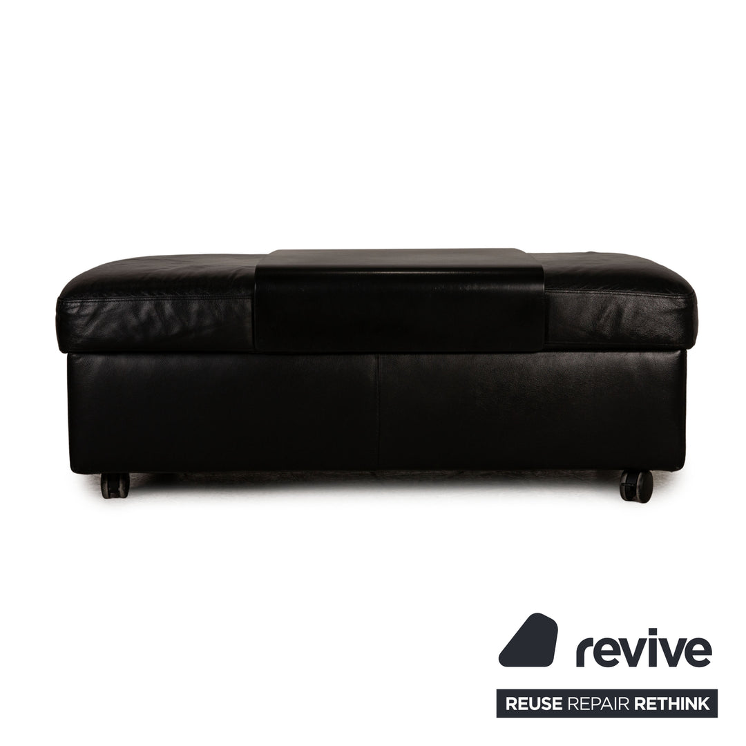 Stressless Arion Leder Hocker Schwarz