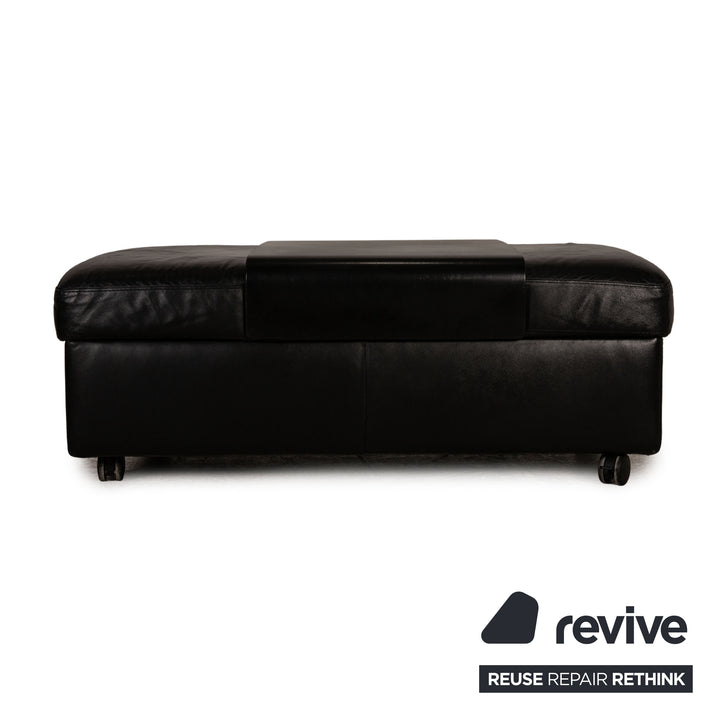 Stressless Arion Leder Hocker Schwarz