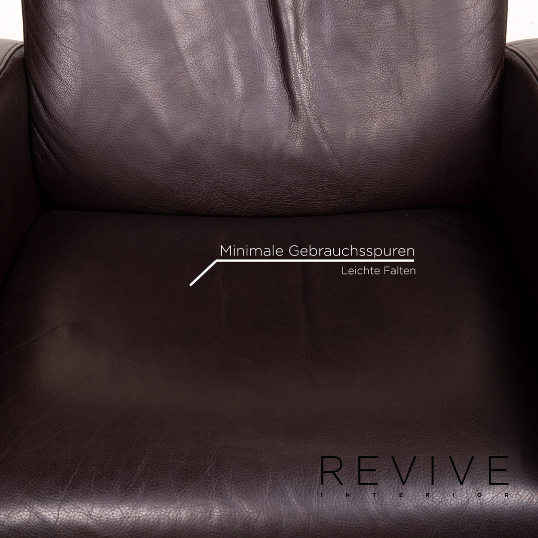 Fauteuil cuir Stressless Arion marron marron foncé fonction fonction relaxation #14685