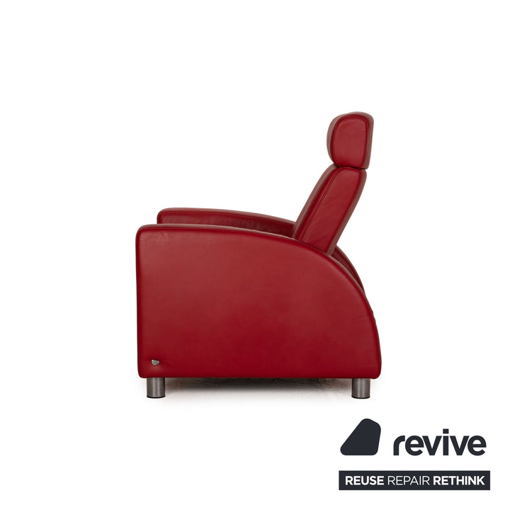 Stressless Arion Leather Armchair Red Function