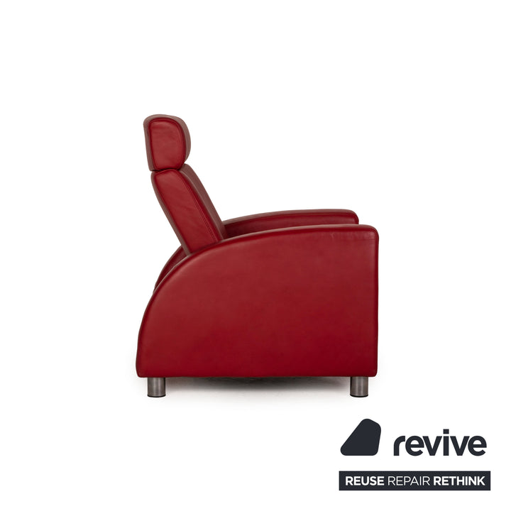 Stressless Arion Leather Armchair Red Function