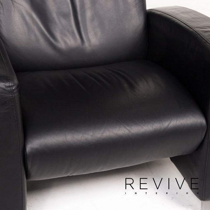 Fauteuil en cuir Stressless Arion noir fonction relax #12796