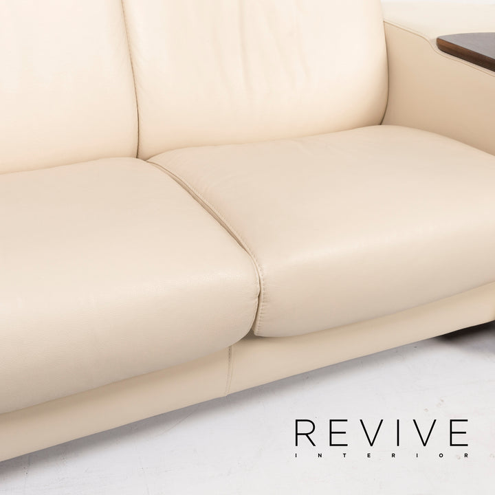 Stressless Arion canapé en cuir crème quatre places Home cinéma canapé fonction Relax canapé #12955