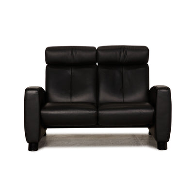 Stressless Arion Leder Sofa Schwarz Zweisitzer Couch Funktion
