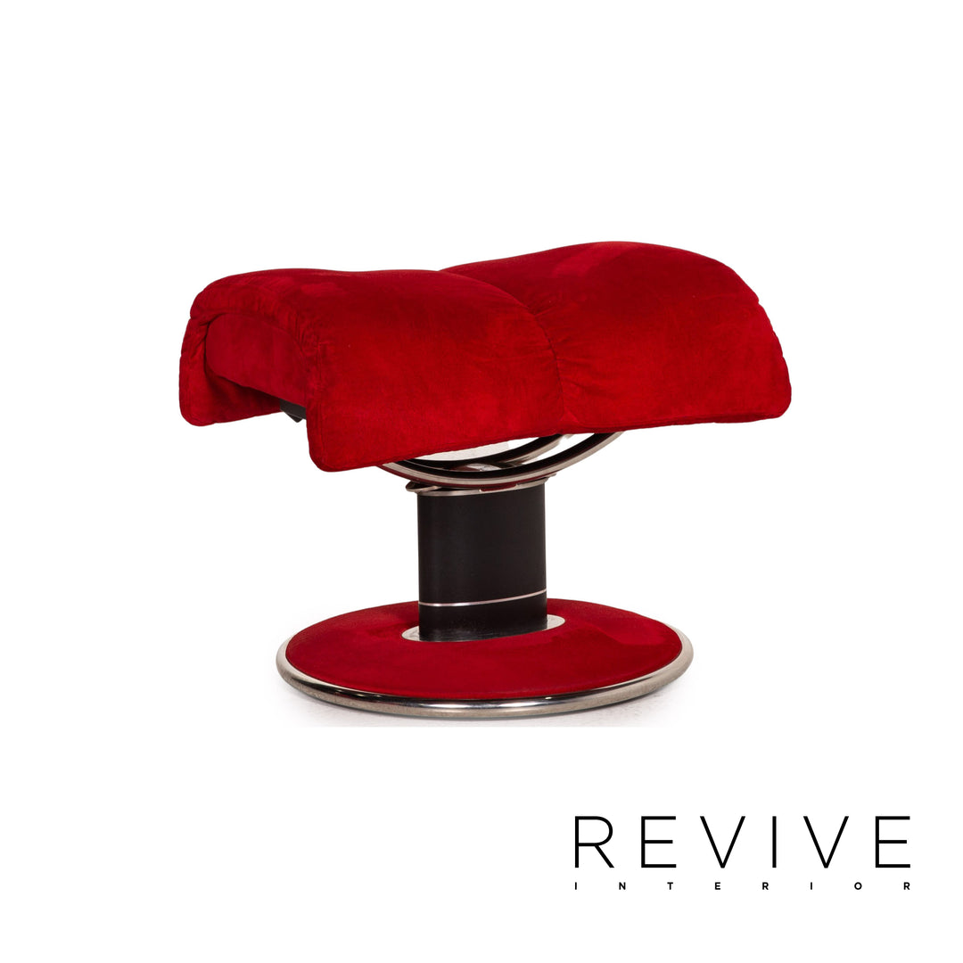 Stressless Blues Stoff Sessel inkl. Hocker Rot