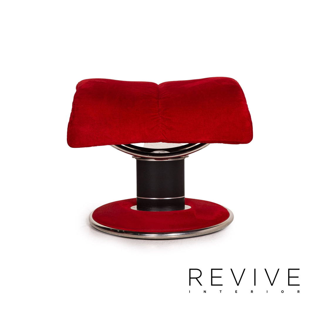Stressless Blues Stoff Sessel inkl. Hocker Rot