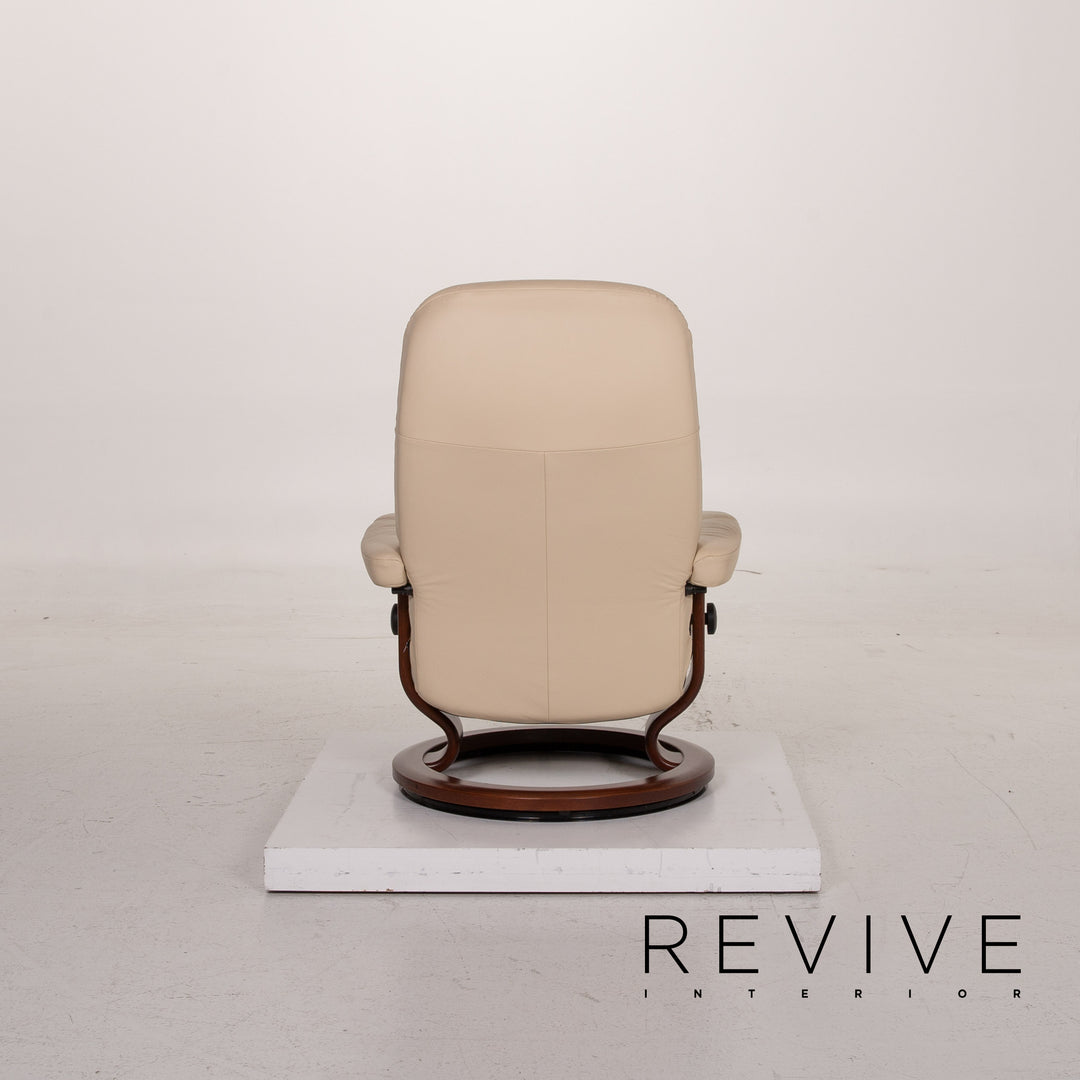 Stressless Consul Creme Leder Sessel Relaxfunktion #15299