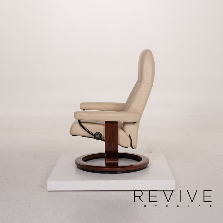 Stressless Consul Creme Leder Sessel Relaxfunktion #15299