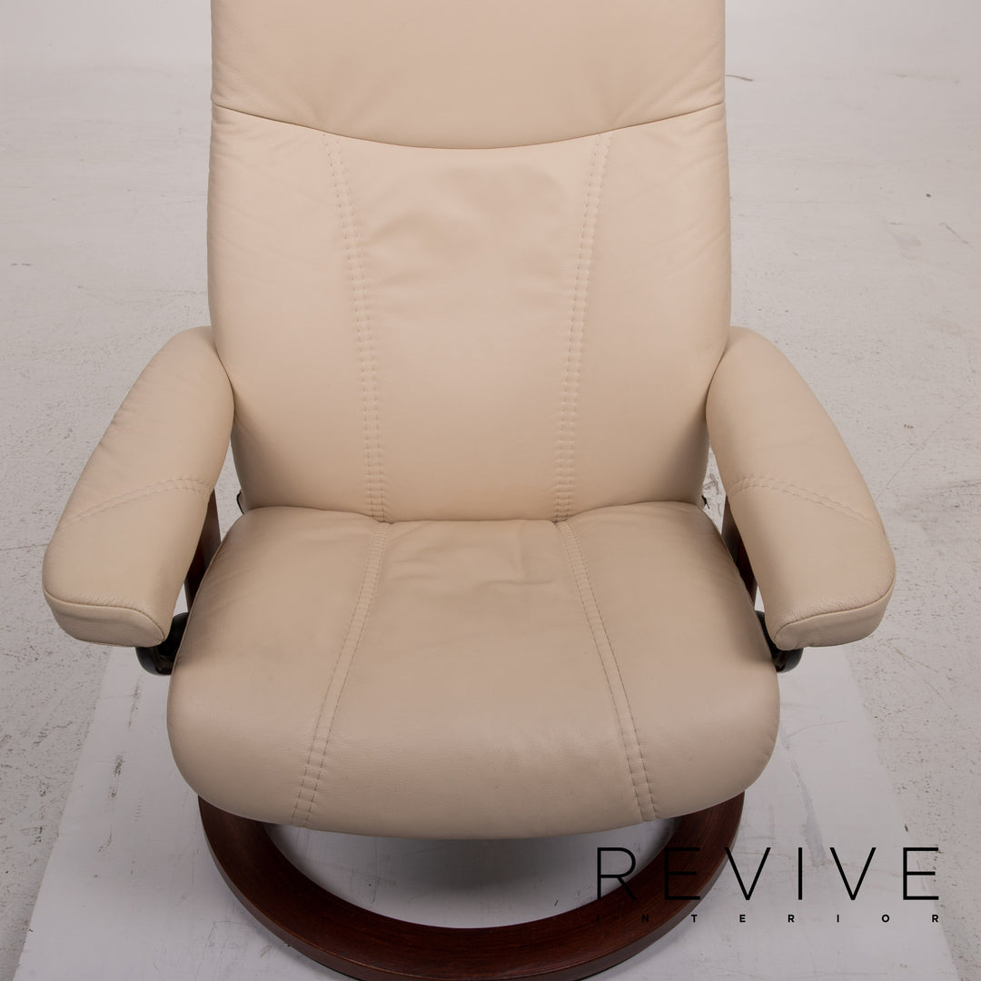 Stressless Consul Creme Leder Sessel Relaxfunktion #15299