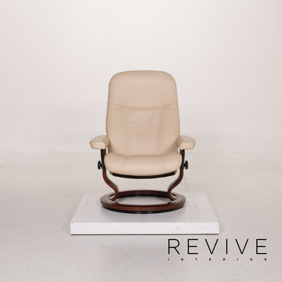 Stressless Consul Creme Leder Sessel Relaxfunktion #15299