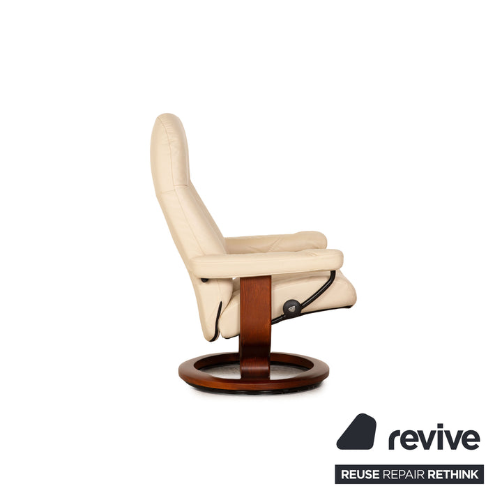 Stressless Consul Leder Sessel Beige inkl. Hocker