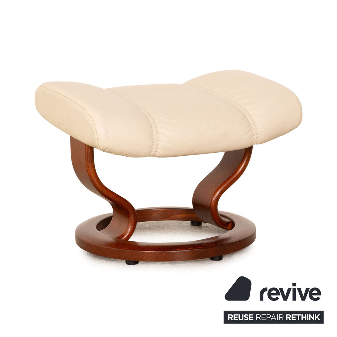 Stressless Consul Leder Sessel Beige inkl. Hocker