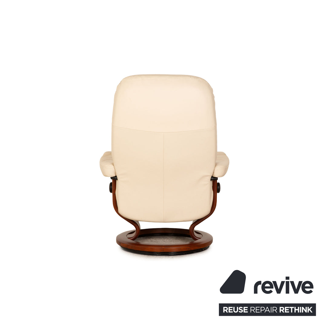Stressless Consul Leder Sessel Beige inkl. Hocker