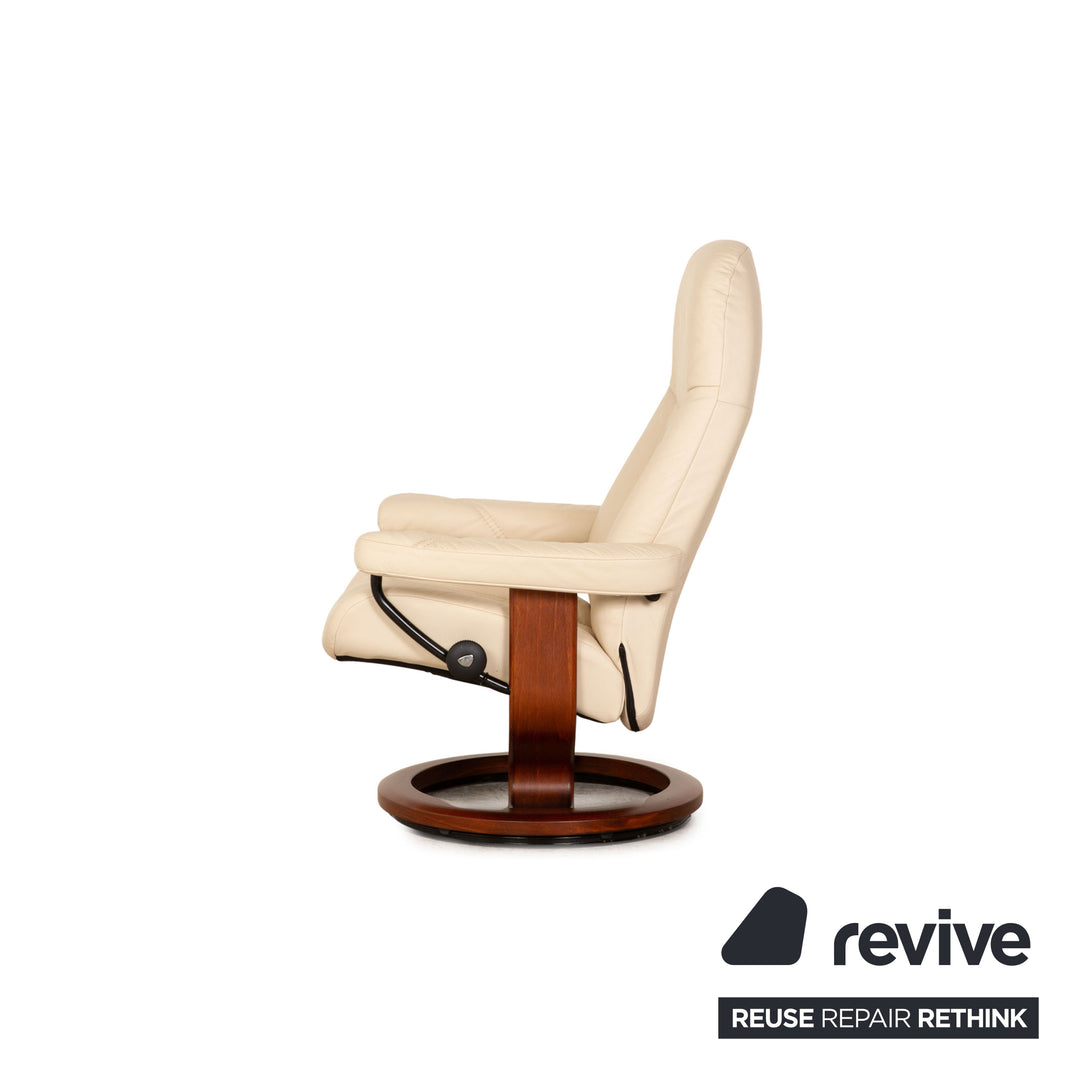 Stressless Consul Leder Sessel Beige inkl. Hocker