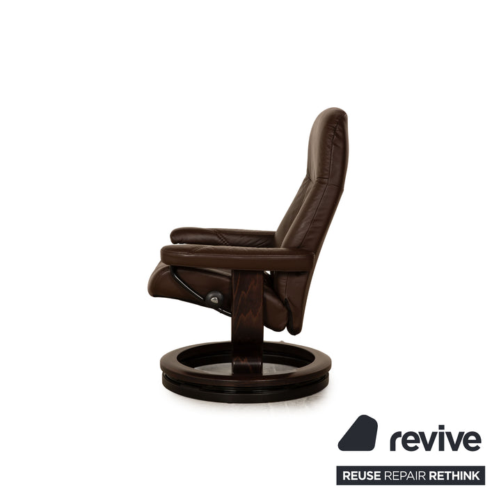 Stressless Consul Leder Sessel Braun inkl. Hocker