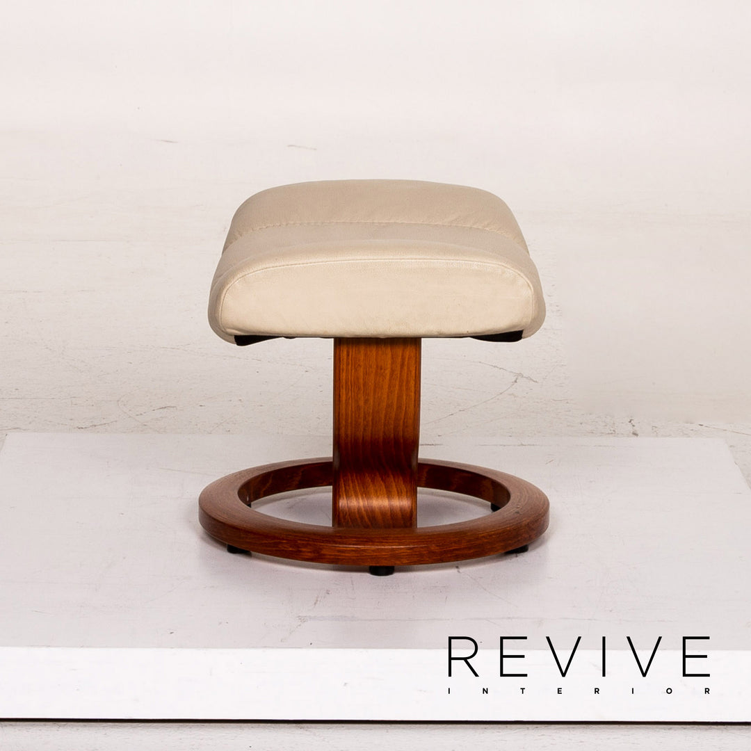Stressless Consul Leder Sessel inkl. Hocker Creme Funktion Relaxfunktion Funktion #14790