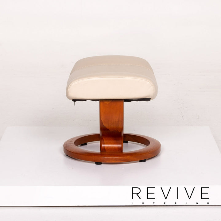 Stressless Consul Leder Sessel inkl. Hocker Creme Relaxfunktion Funktion #14047