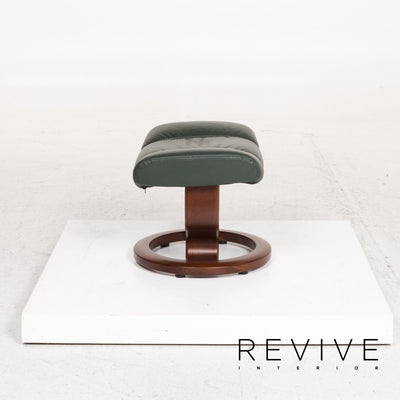Stressless Consul Leder Sessel inkl. Hocker Grün Dunkelgrün Relaxsessel Relaxfunktion Funktion #13301
