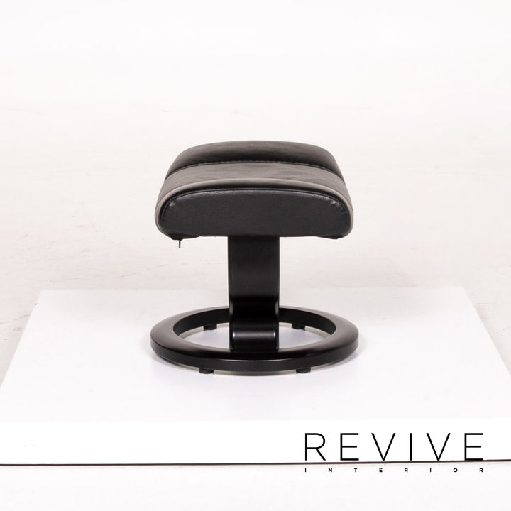 Stressless Consul Leder Sessel inkl. Hocker Schwarz Größe L Relaxsessel Relaxfunktion Funktion #14159