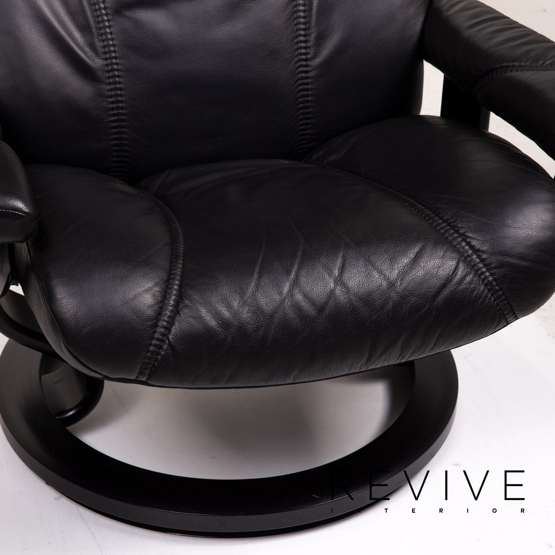Stressless Consul | Sessel | Leder | Schwarz | Revive Interior