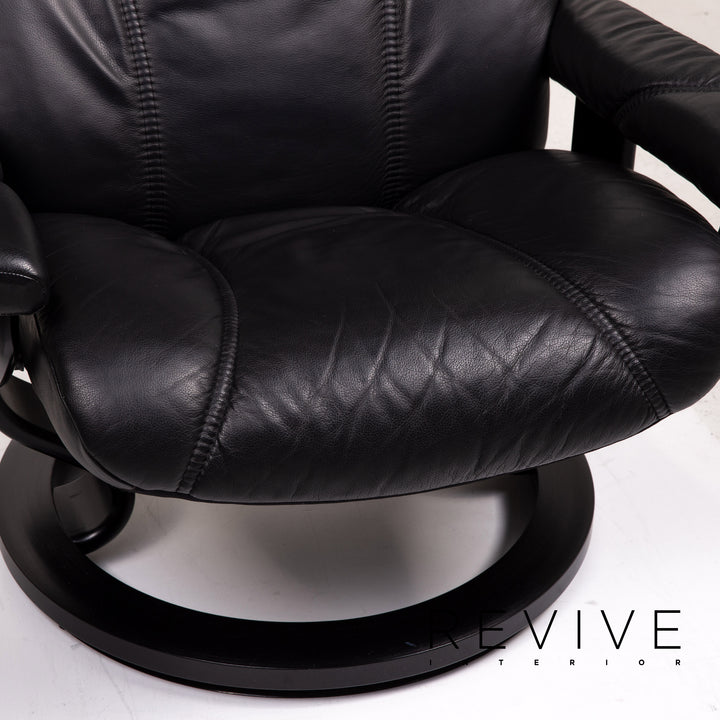Stressless Consul | Sessel | Leder | Schwarz | Revive Interior