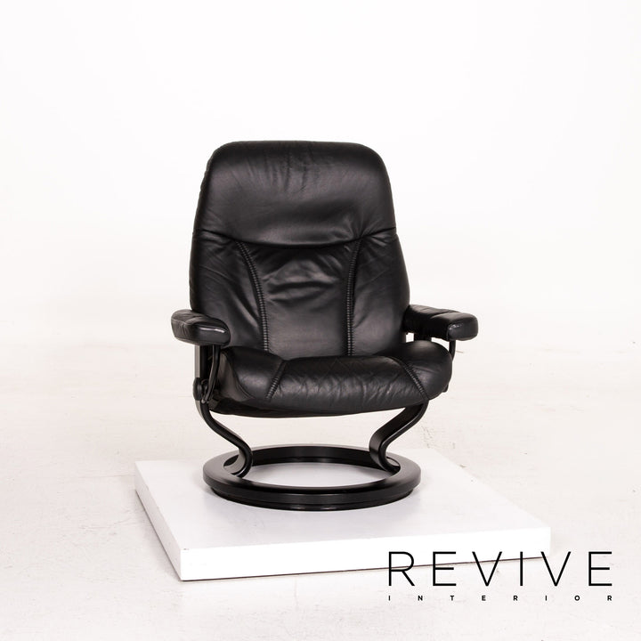 Stressless Consul | Sessel | Leder | Schwarz | Revive Interior