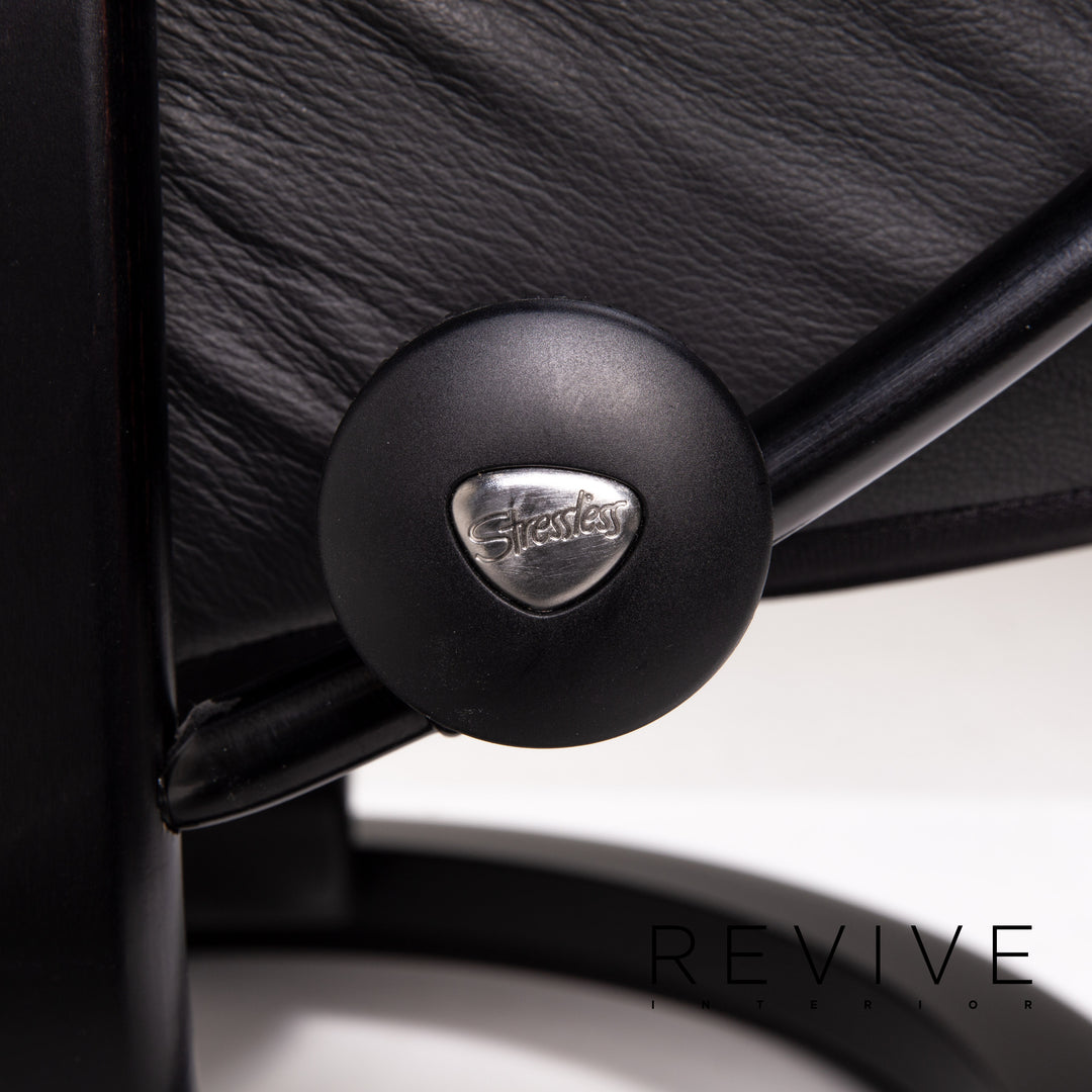 Stressless Consul | Sessel | Leder | Schwarz | Revive Interior