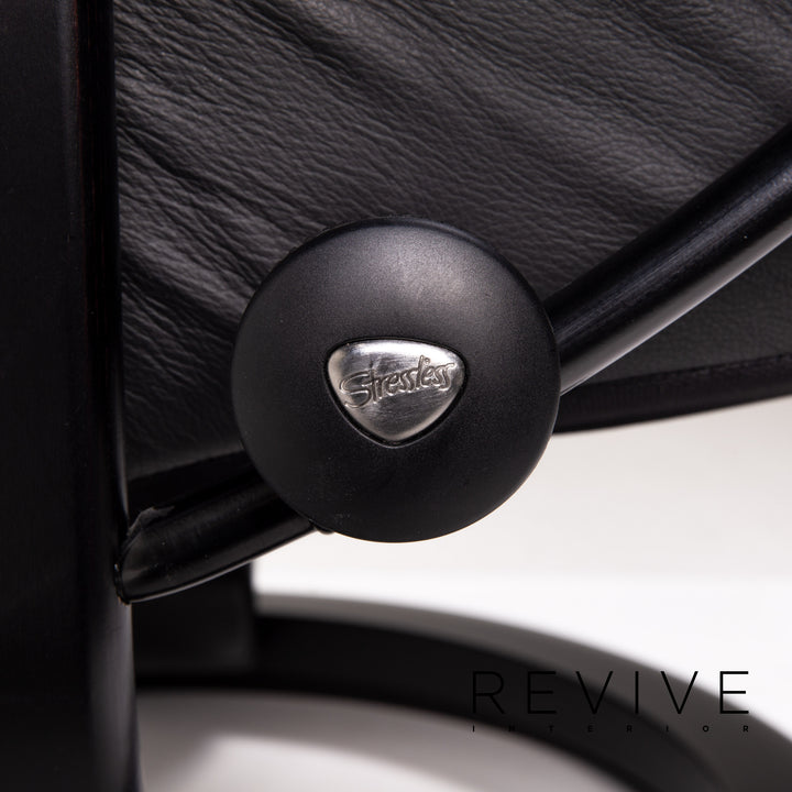 Stressless Consul | Sessel | Leder | Schwarz | Revive Interior